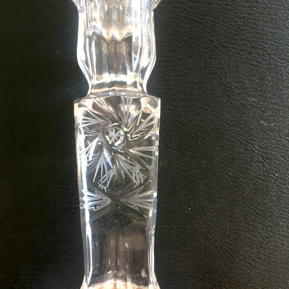 Crystal Candle Stick Holder 6” - Picture 2 of 8